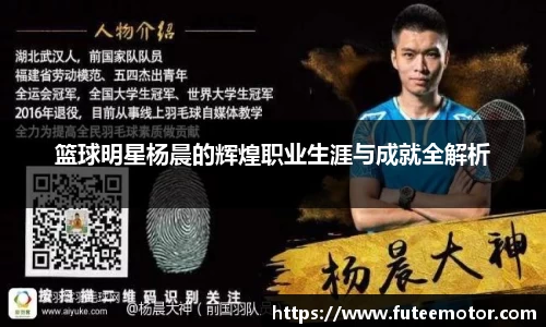 篮球明星杨晨的辉煌职业生涯与成就全解析